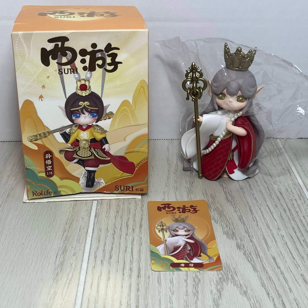 Rolife SURI Journey to the West Series Tang Monk Figure Queen Red Gold Crown A